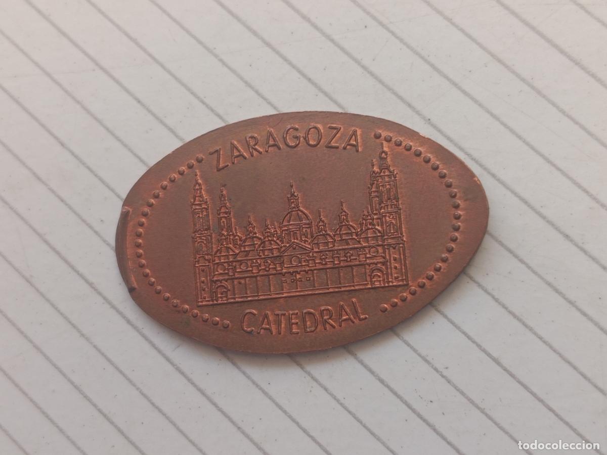 Monedas locales: Catedral de Zaragoza, ficha enlongada