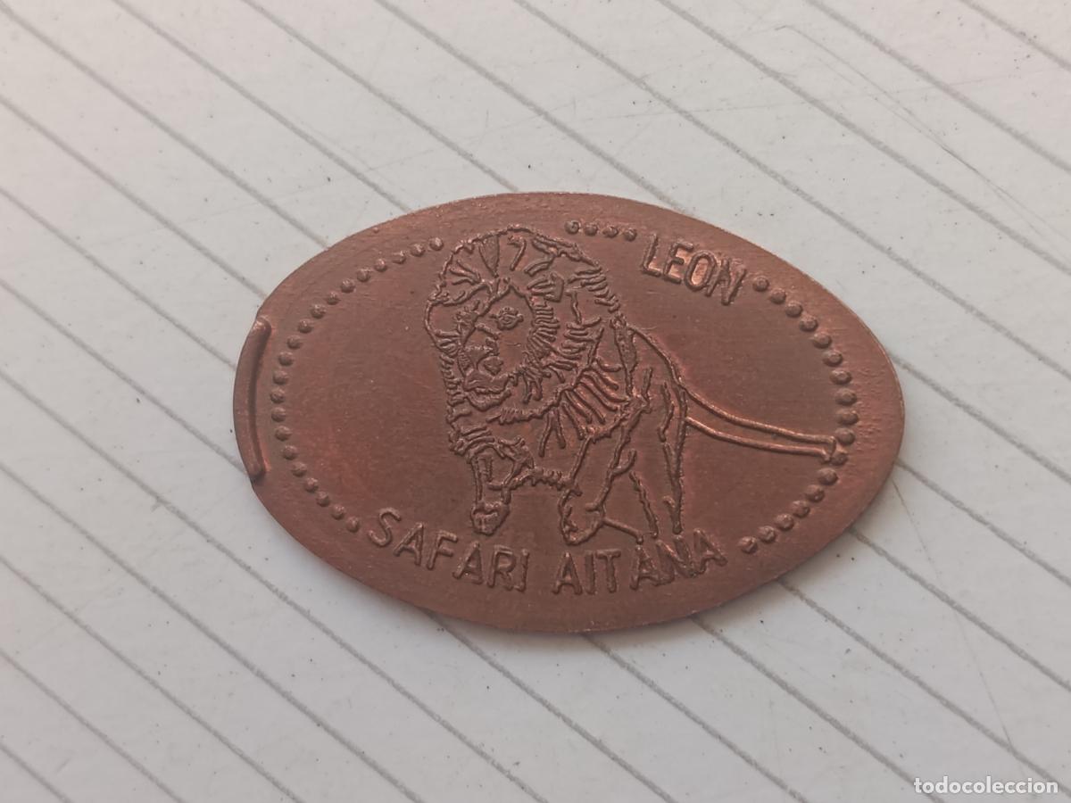 Monedas locales: Le&oacute;n. Safari Aitana, ficha enlongada