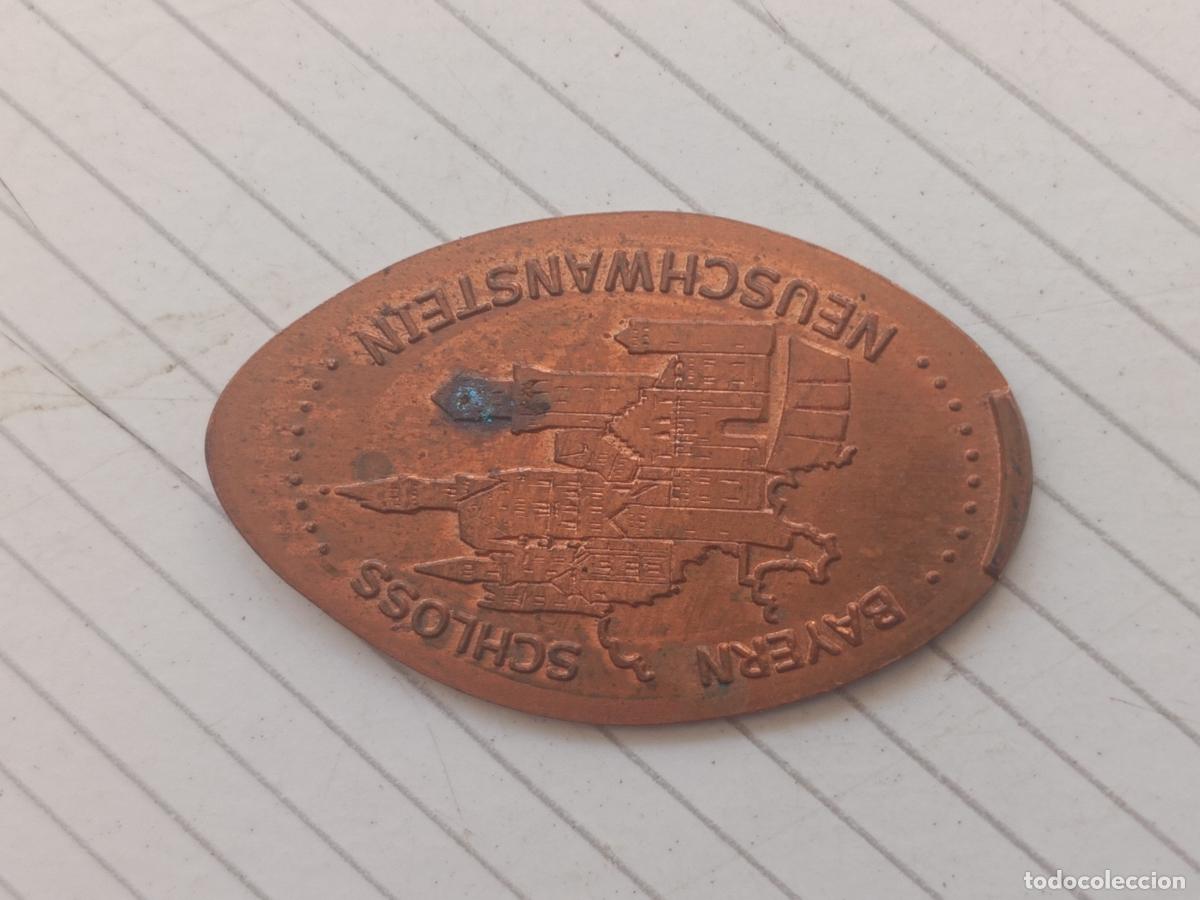 Monedas locales: Castillo De Neuschwanstein, Baviera, ficha enlongada