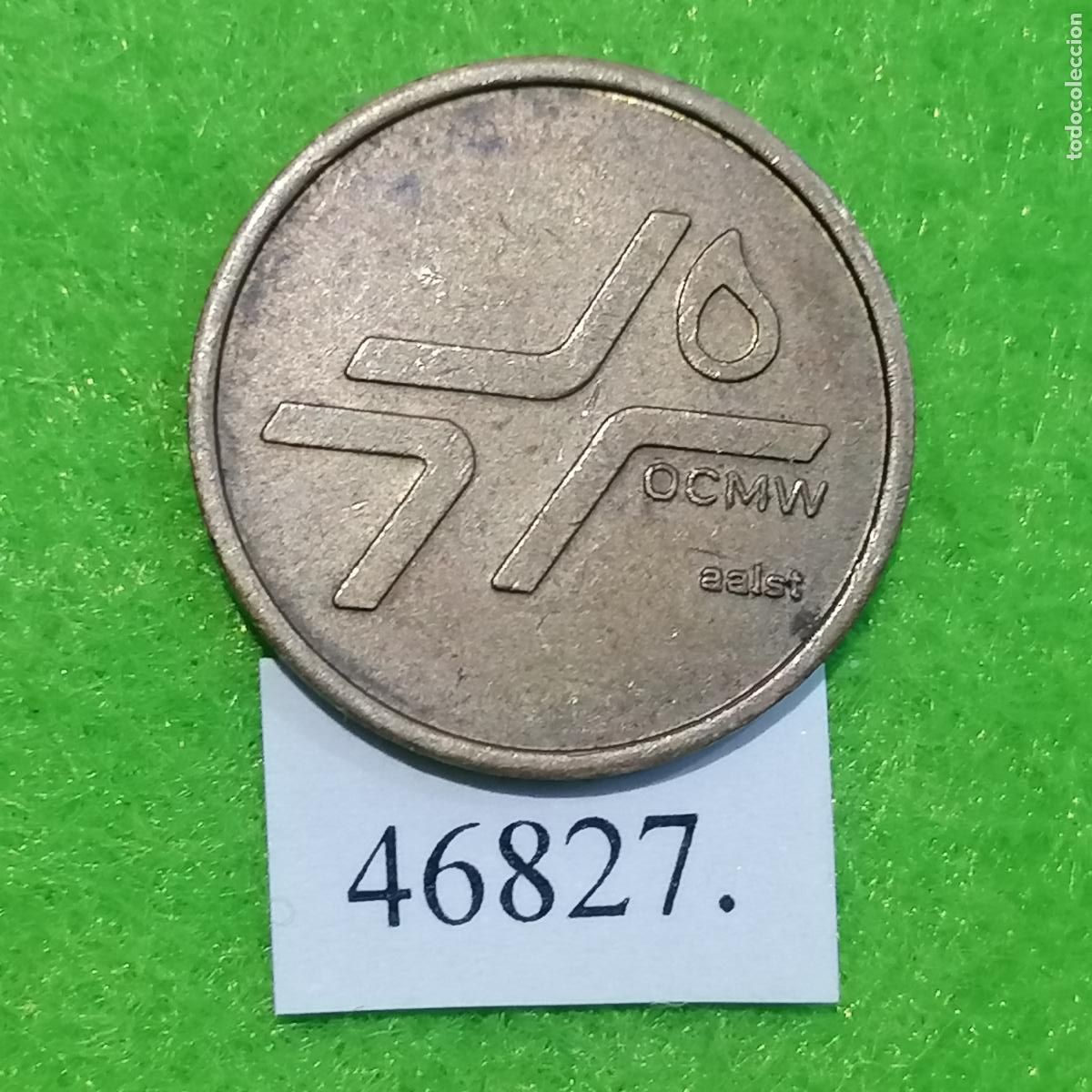 Monedas locales: ficha B&eacute;lgica, Aalst, OCMW (Centro P&uacute;blico de Asistencia Social) hospital ASZ , token, jeton