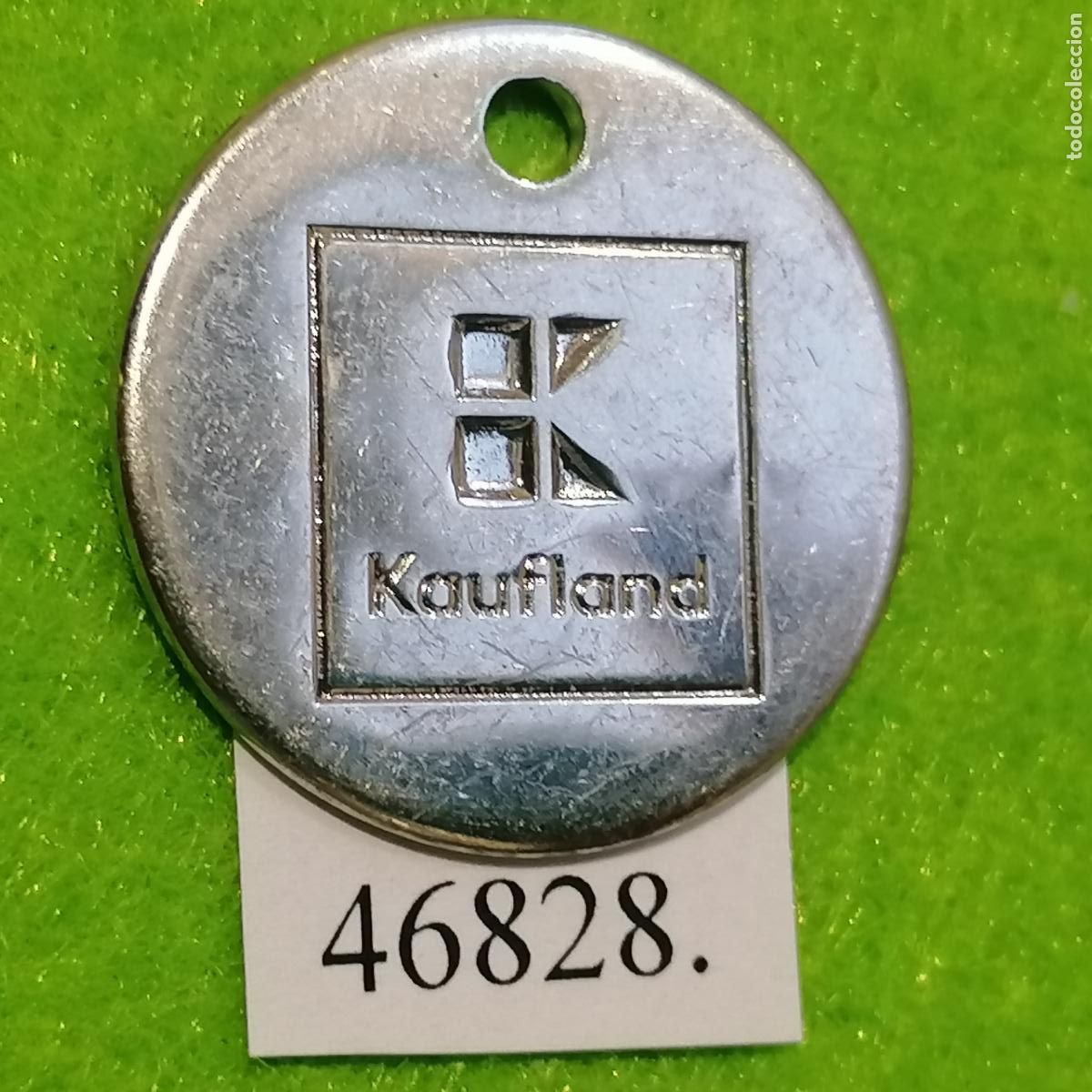 Monedas locales: ficha Alemania, super, supermercado Kaufland, token, jeton