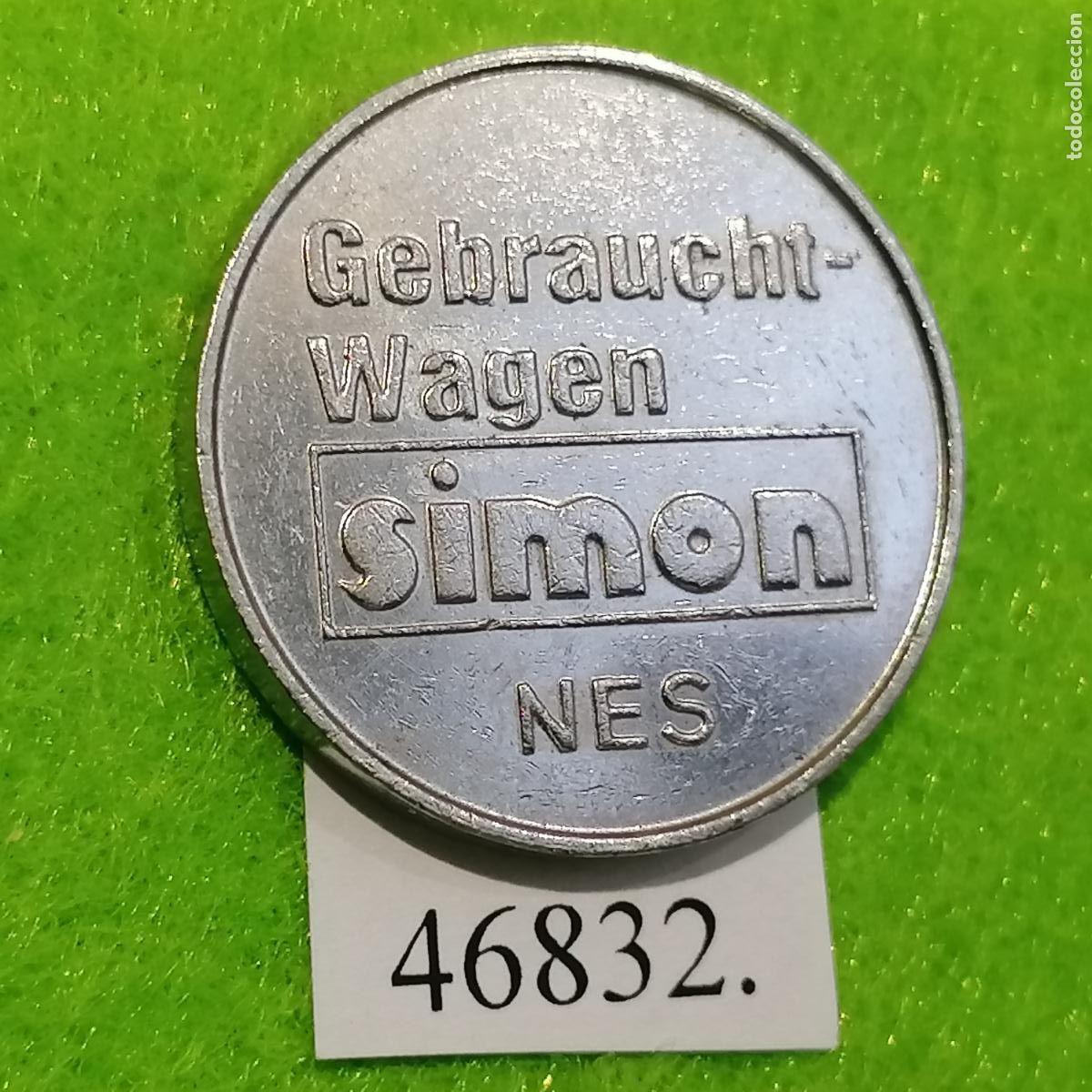 Monedas locales: ficha Alemania, Bad Neustadt, autolavado, carwash, Clean Park Simon, token, jeton
