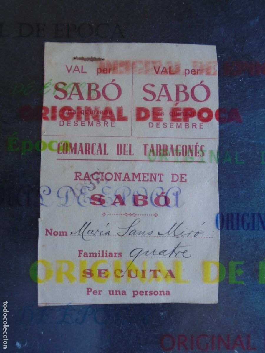 Monedas locales: (VL-1)VAL PER SABO LA SECUITA (TARRAGONA) - GUERRA CIVIL