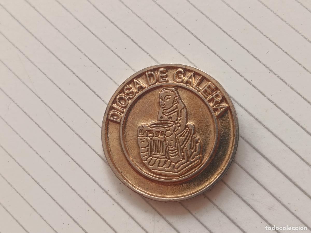Monedas locales: Diosa de Galera, ficha de 2 euros. Moneda de la suerte