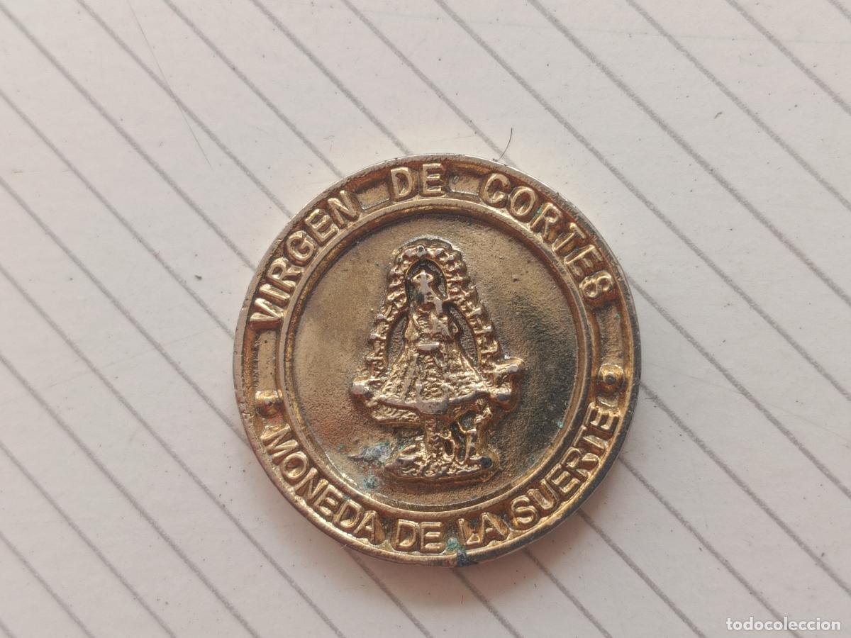 Monedas locales: Virgen de Cortes, ficha de 2 euros. Moneda de la suerte