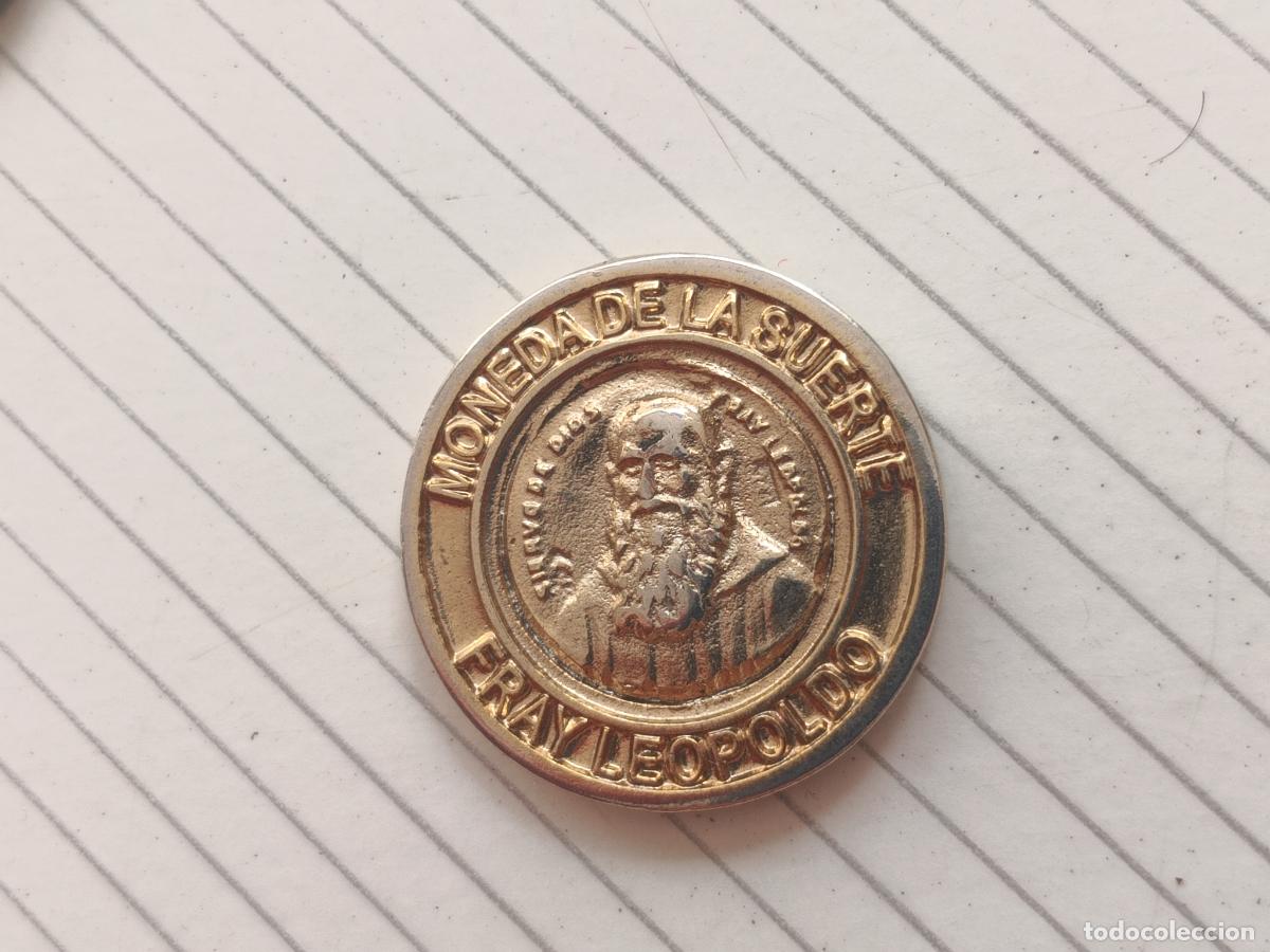 Monedas locales: Fray Leopoldo , ficha de 1 euro. Moneda de la suerte