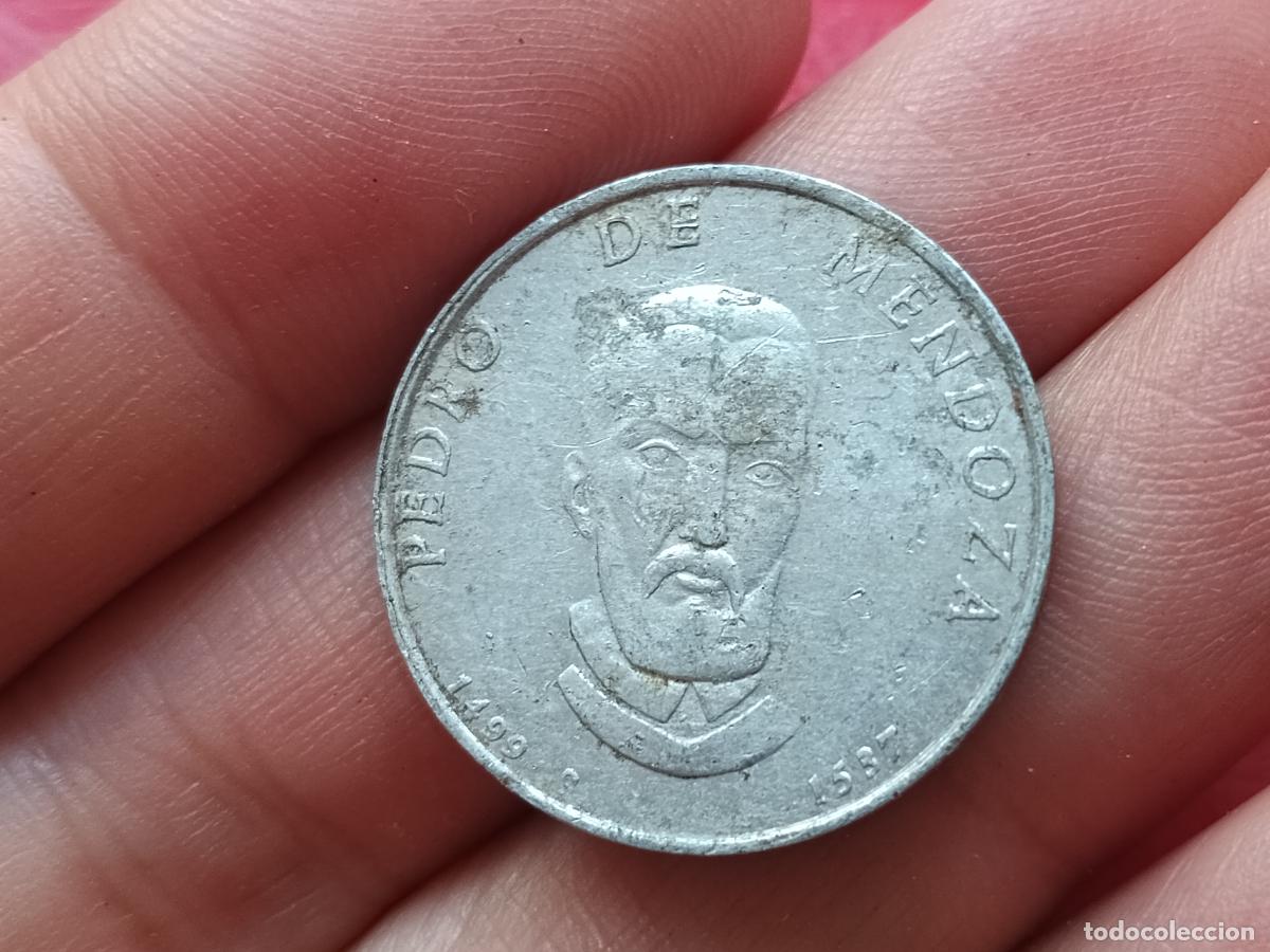 Monedas locales: Ficha de aluminio. Lej&iacute;a. Pedro de Mendoza
