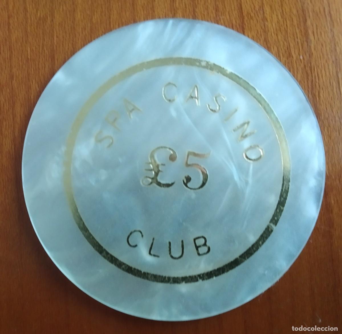 Monedas locales: FICHA CASINO CLUB ENGLAND 5 LIBRAS
