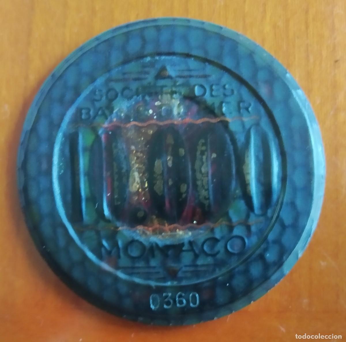Monedas locales: FICHA DE CASINO M&Oacute;NACO 10.000 FCOS.SOCITE DES BANS DE MER N&ordm;0360