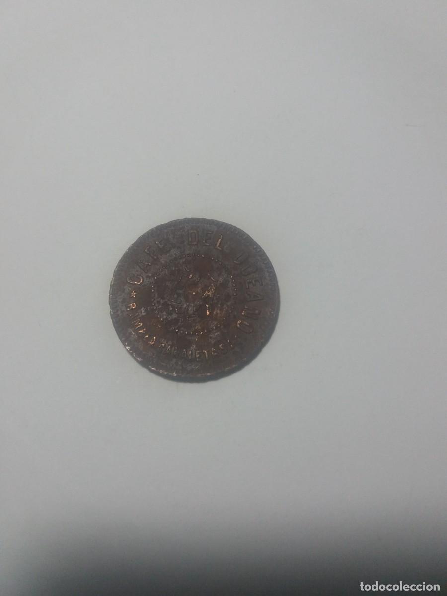 Monedas locales: Ficha Cooperativa 5 C&eacute;ntimos CAFE DE OCEANO Barcelona
