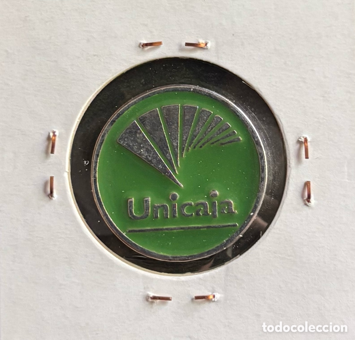 Monedas locales: Ficha de publicidad. Unicaja - Foto 2