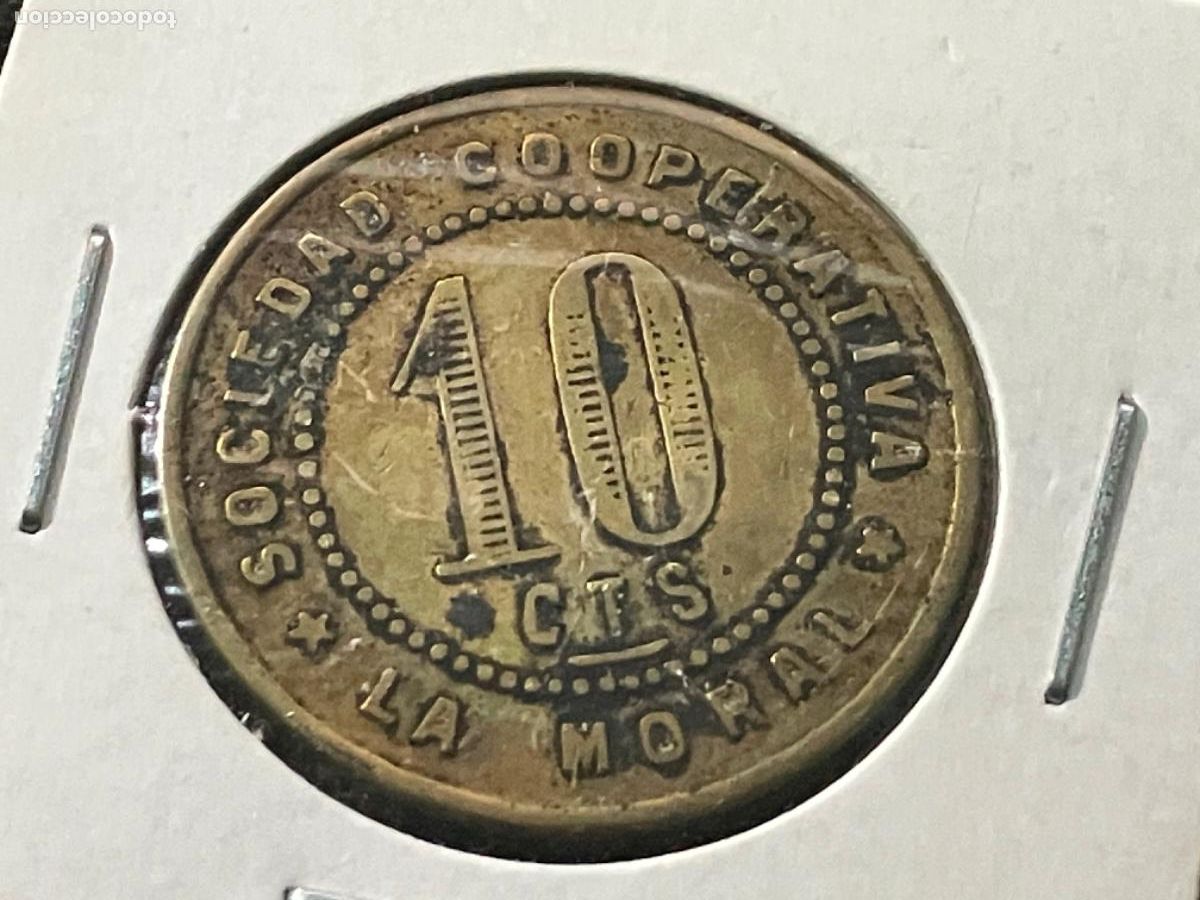 Monedas locales: Cooperativa La Moral Badalona - 10 c&eacute;ntimos