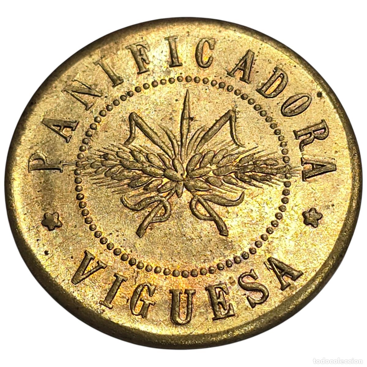 Monedas locales: FICHA 5 PESETAS DE LA PANIFICADORA VIGUESA