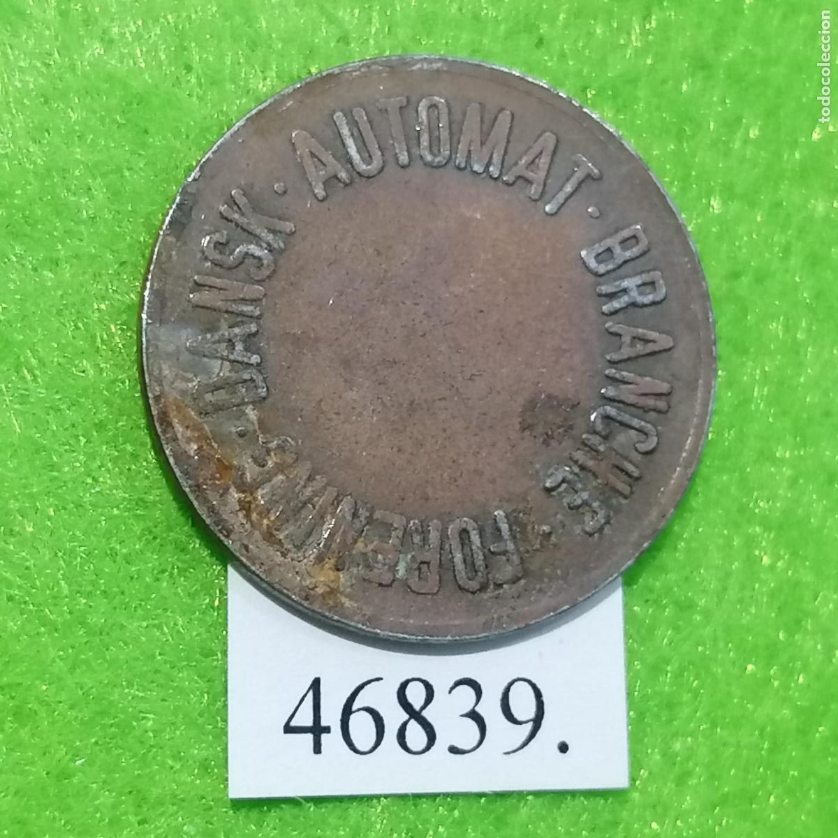 Monedas locales: ficha Dinamarca, Dansk Automat Forening, 25 Spillem&aelig;rke, token, jet&oacute;n