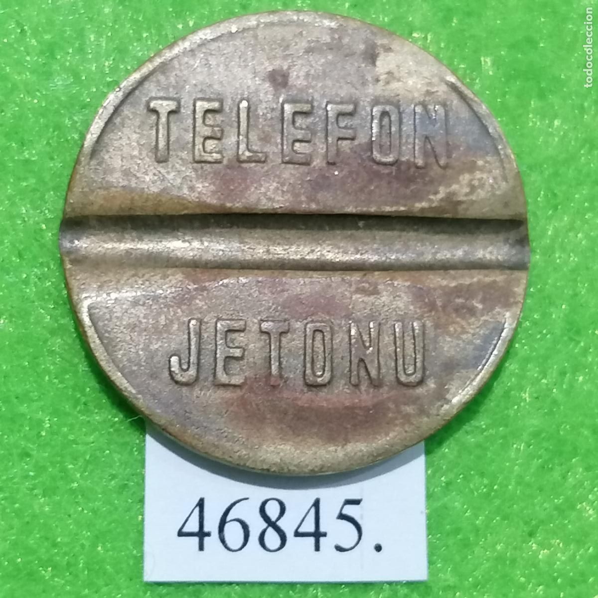 Monedas locales: ficha Turqu&iacute;a, tel&eacute;fono, PTT, Posta ve Telgraf Teşkilatı, Turk&iacute;a, T&uuml;rkiye, token, jeton