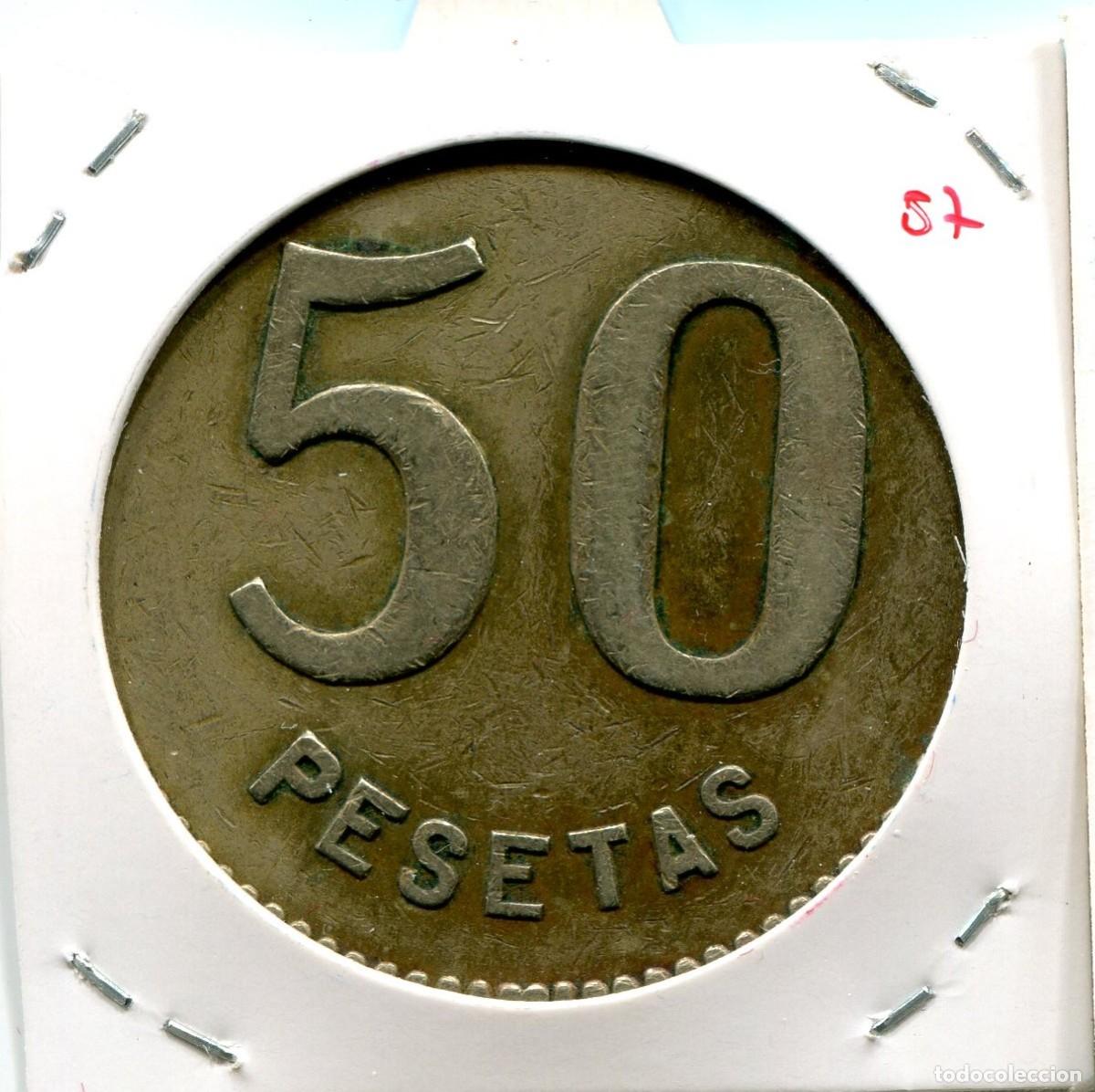 Monedas locales: 50 PESETAS UNION ANGLESENSE ( MES4757 ) - Foto 2