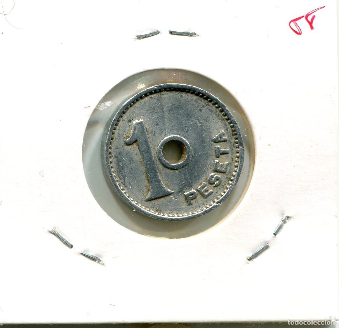 Monedas locales: UNA PESETA UNION ANGLESENSE ( MES4758 ) - Foto 2