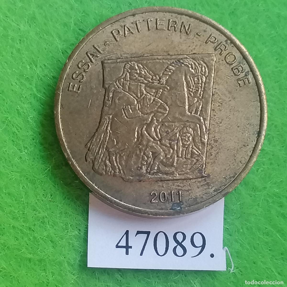 Monedas locales: Ficha, medalla, San Marino, 2011, europea, pattern, essai, specimen, token, jeton