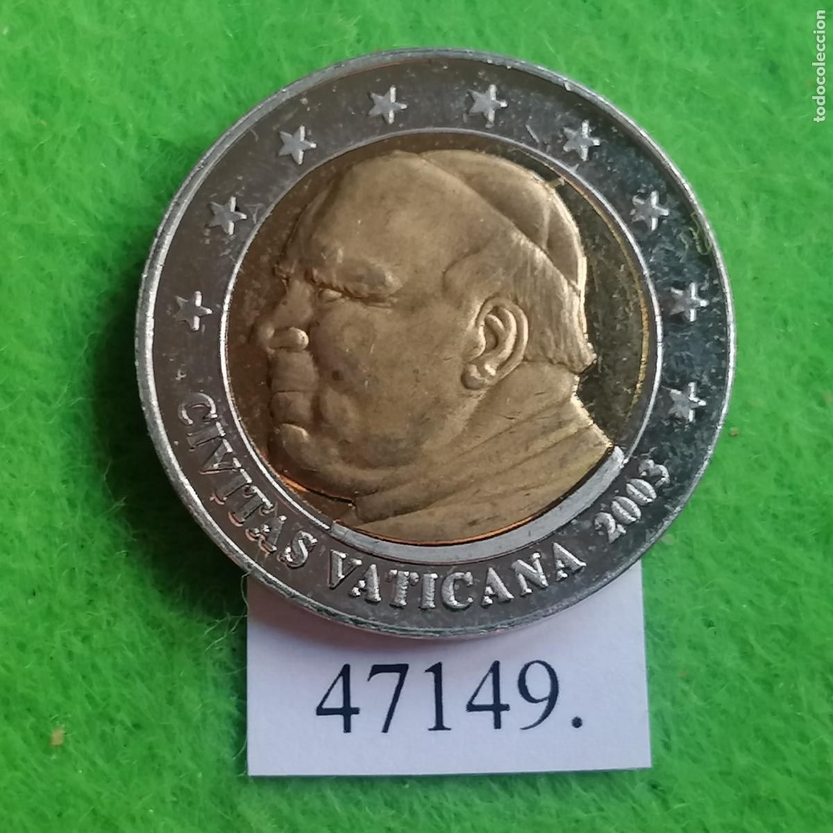 Monedas locales: Ficha, civitas vaticana, Juan Pablo II, Vaticano, europrueba, pattern, essai, specimen, token, jeton