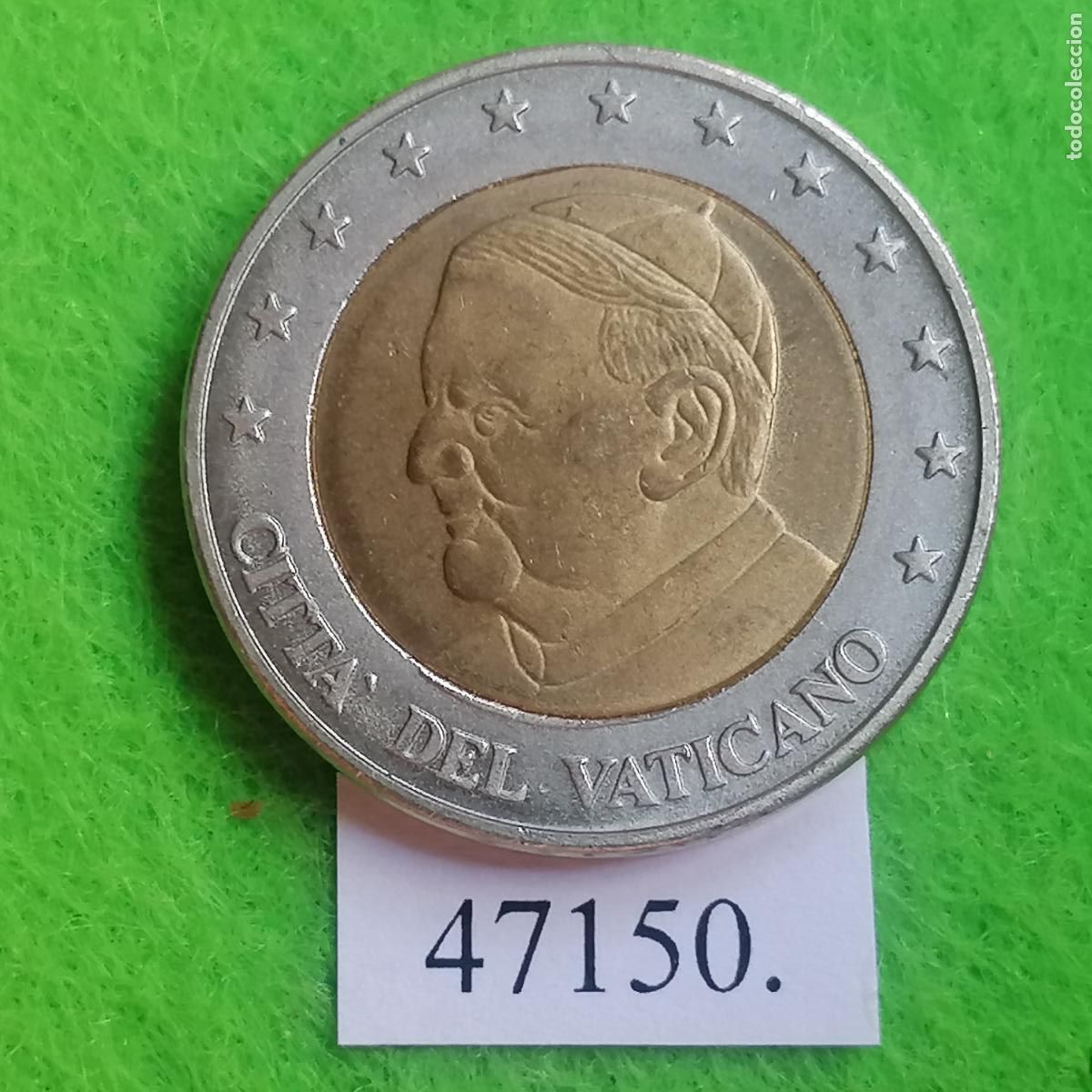Monedas locales: Ficha, civitas vaticana, Juan Pablo II, Vaticano, europrueba, pattern, essai, specimen, token, jeton