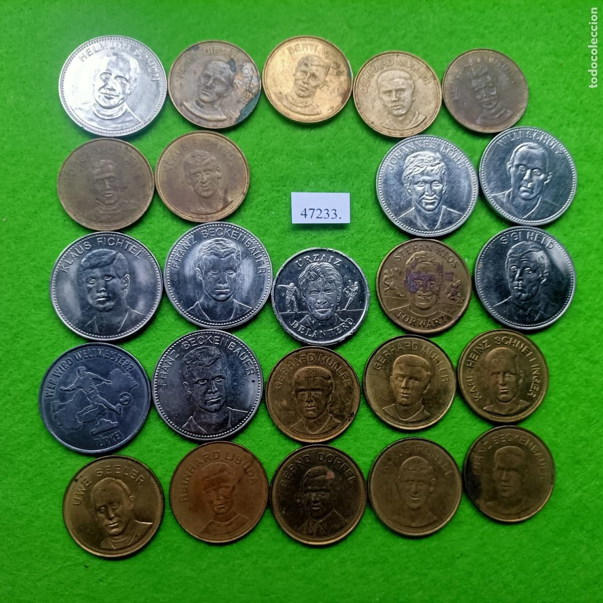 Monedas locales: Lote fichas, token, jet&oacute;n, 47233