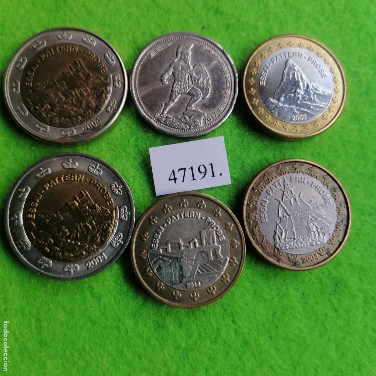 Monedas locales: Lote fichas, europrueba, pattern, essai, specimen, token, jet&oacute;n