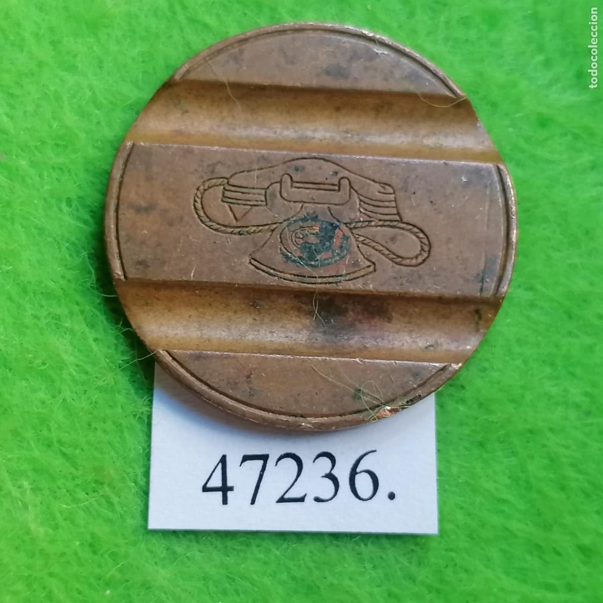 Monedas locales: ficha telef&oacute;no Italia , 6502 sin ceca, token, jet&oacute;n