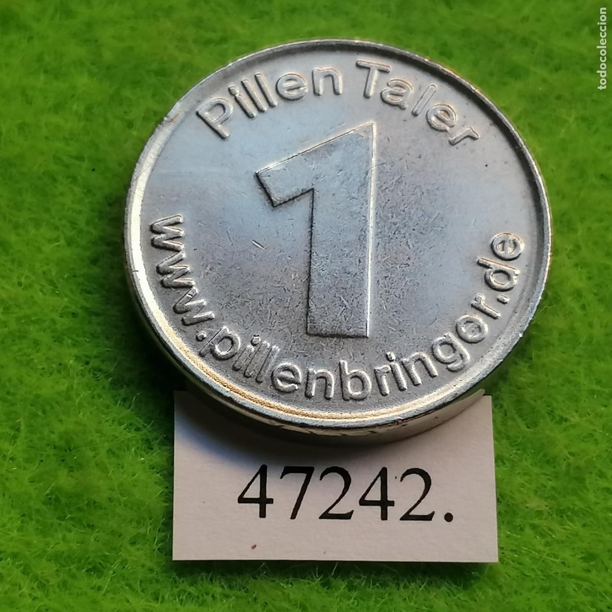 Monedas locales: ficha Alemania, Tubinga, Herrenberg y Rottenburg, B&auml;ren, Pillen,farmacia, apotheke, token, jet&oacute;n