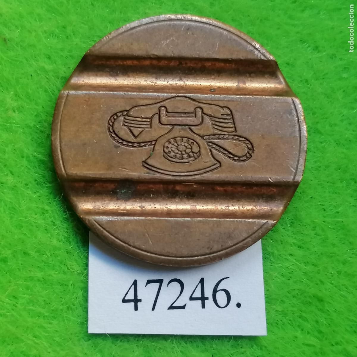 Monedas locales: ficha telef&oacute;no Italia , 7808 C.M.M., token, jet&oacute;n