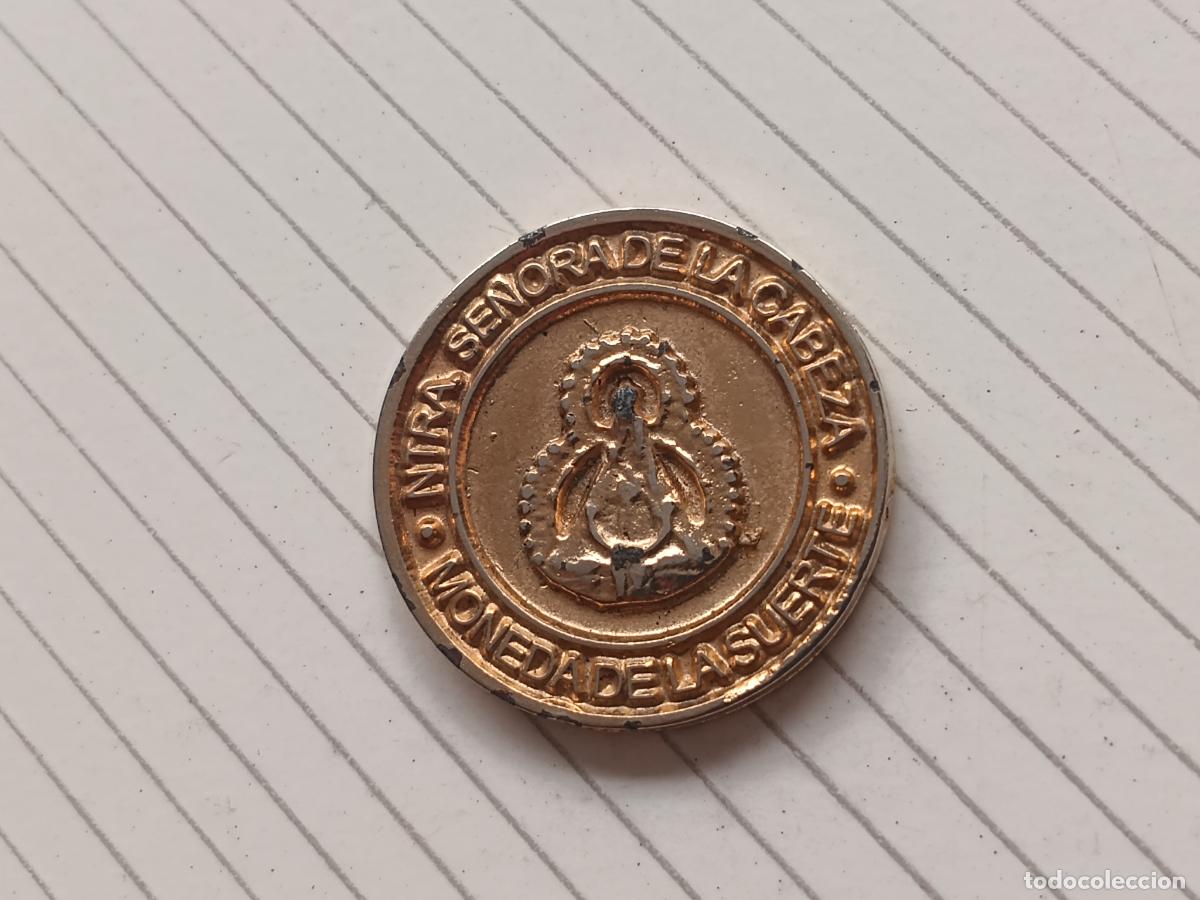Monedas locales: FIcha de 2 euros. Virgen de la Cabeza