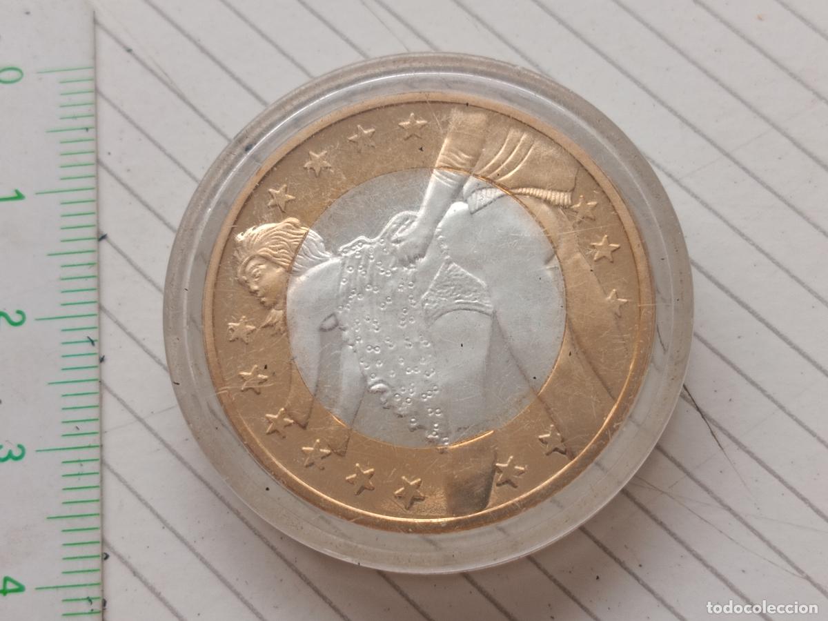 Monedas locales: Ficha er&oacute;tica. Moneda Kamasutra Sexo. 6 Sex Euros. Europa