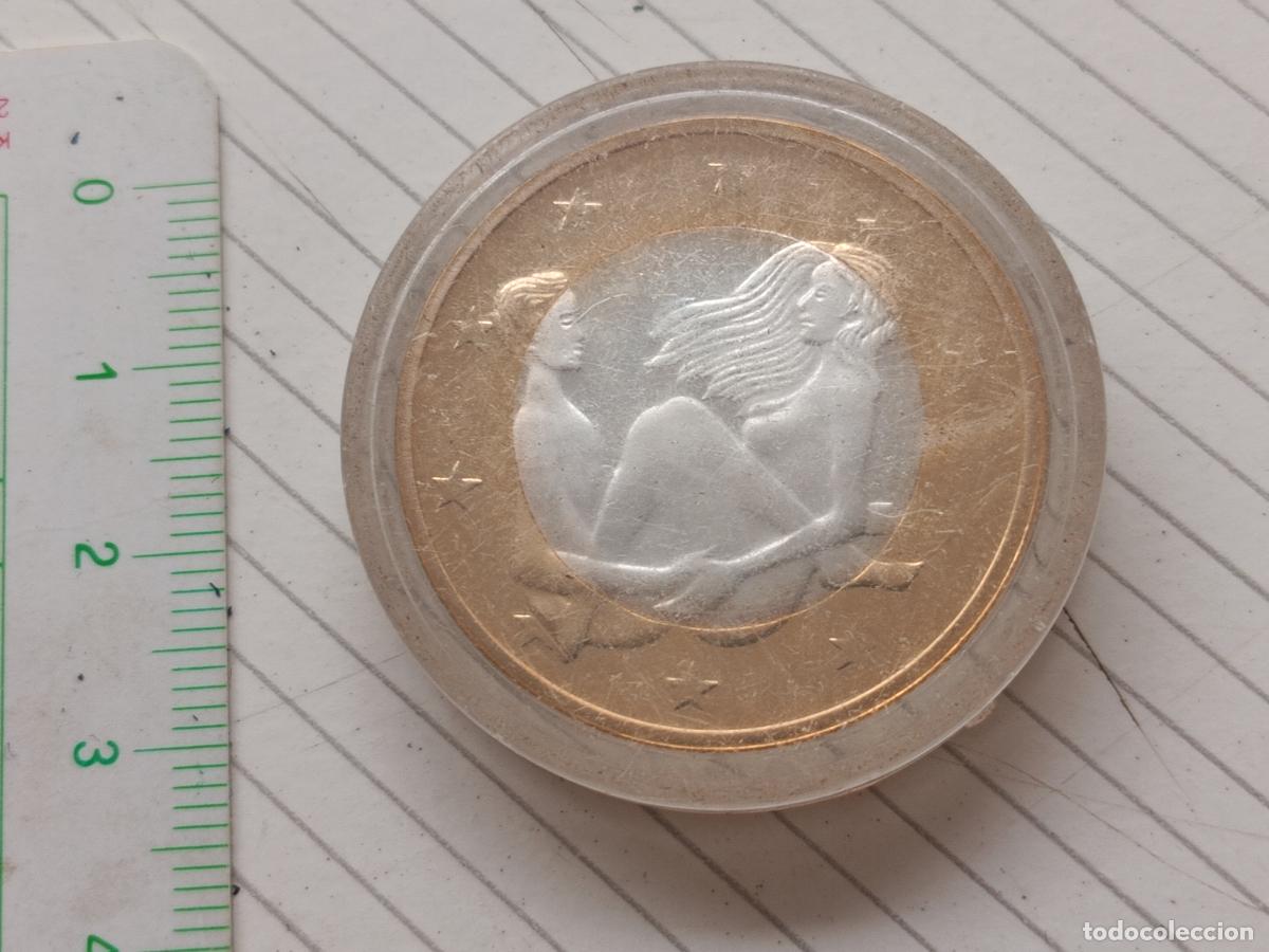 Monedas locales: Ficha er&oacute;tica. Moneda Kamasutra Sexo. 6 Sex Euros. Europa
