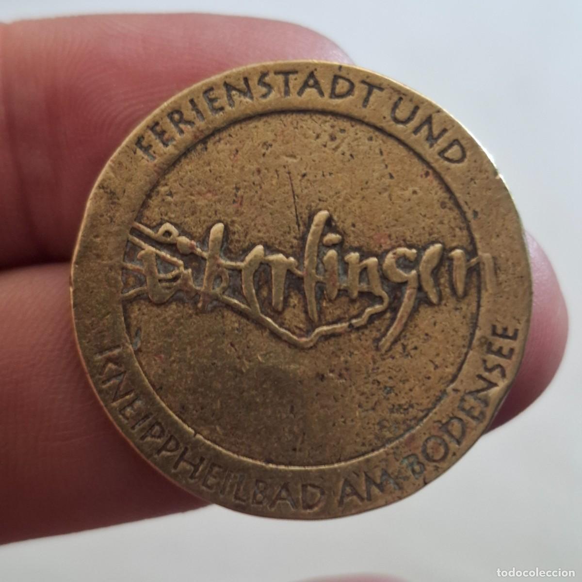 Monedas locales: Antigua ficha token jeton alemana para parking. Curiosa