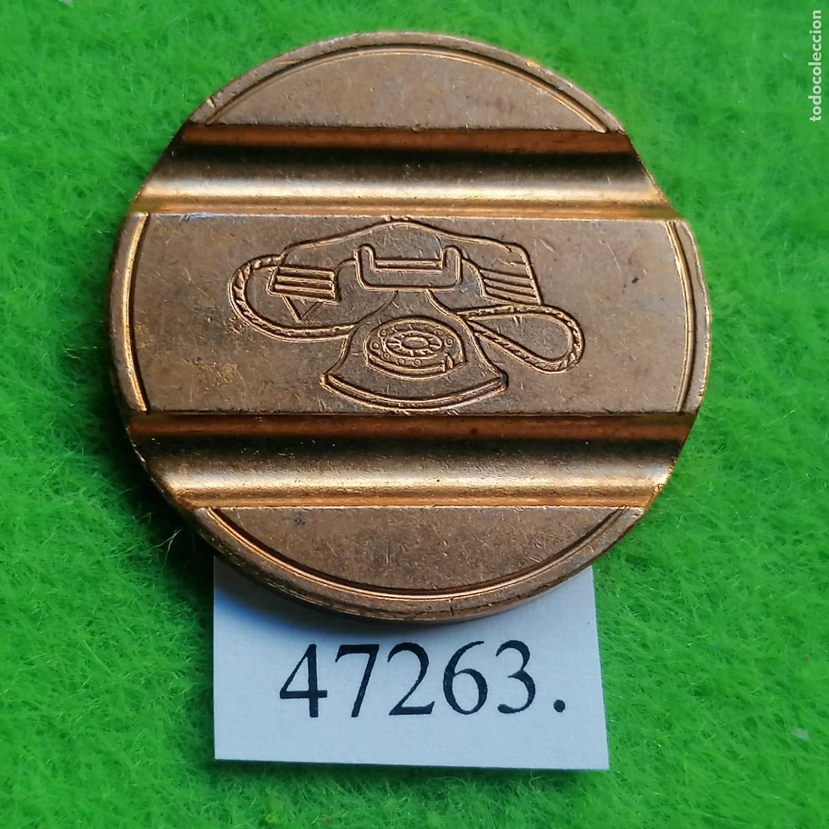 Monedas locales: ficha tel&eacute;fono Italia, 7809 ESM, token, jet&oacute;n