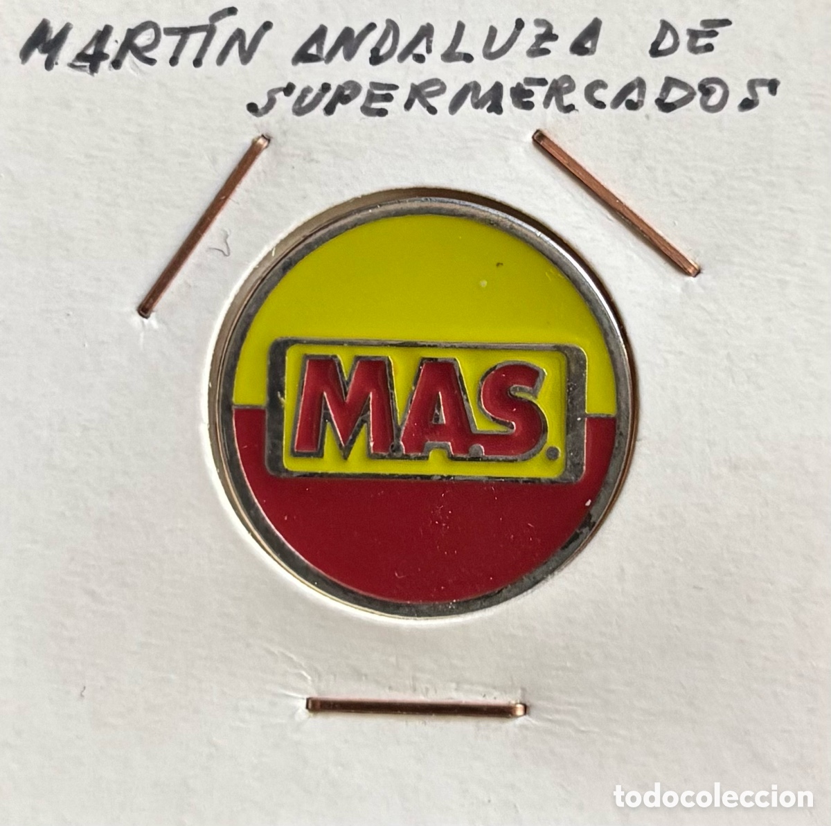 Monedas locales: Ficha publicidad. M&Aacute;S. Mart&iacute;n Andaluza de Supermercados