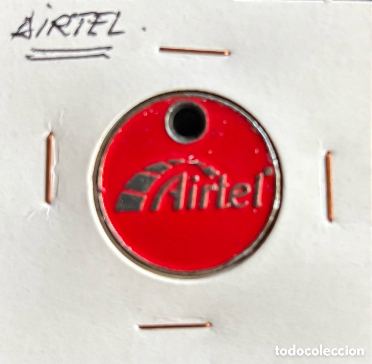 Monedas locales: Ficha publicidad. Airtel