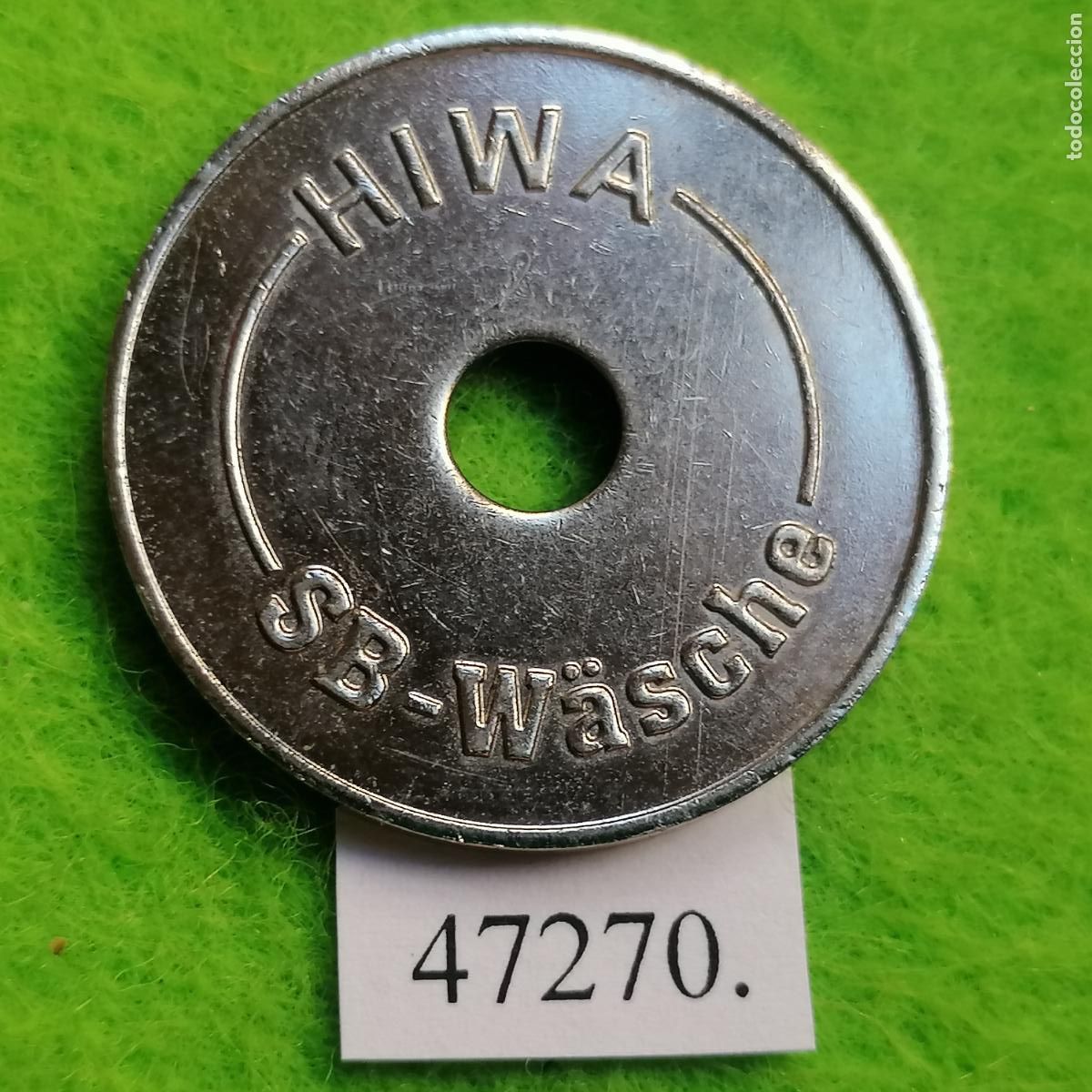 Monedas locales: ficha Alemania, Autolavado, carwash, SB W&auml;sche, HIWA, token, jet&oacute;n