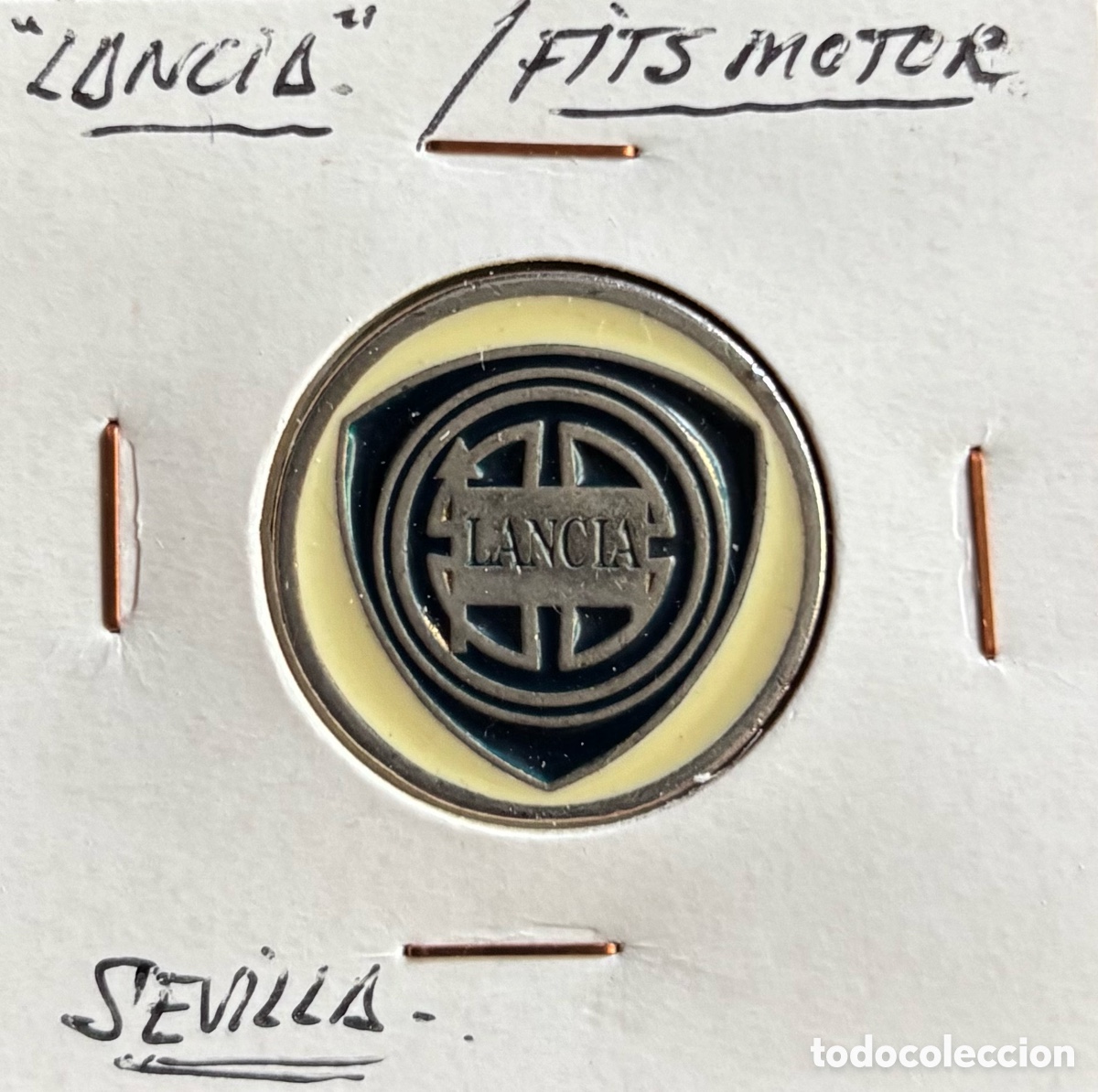 Monedas locales: Ficha publicidad. Lancia. Fits motor. Sevilla