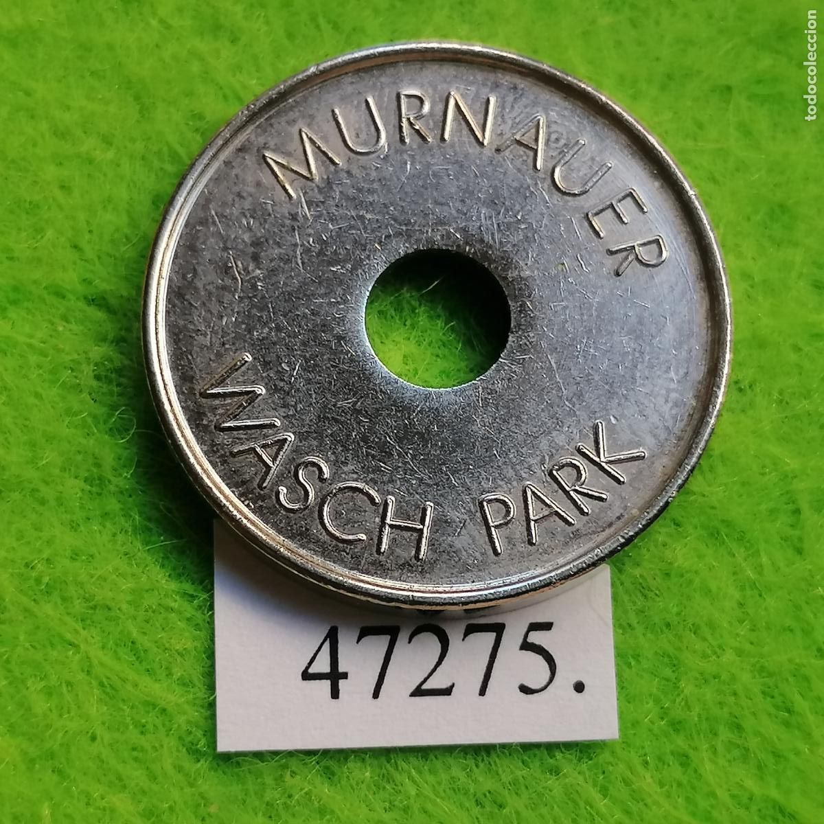 Monedas locales: ficha Alemania, Murnau am Staffelsee,Autolavado, Murnauer, carwash, token, jet&oacute;n