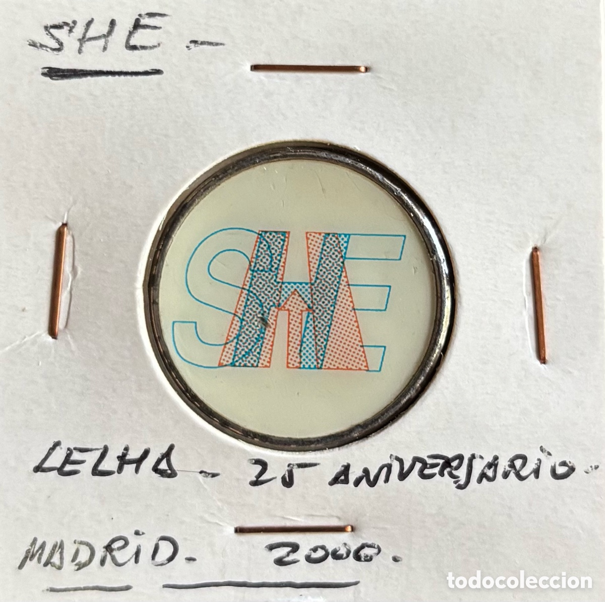 Monedas locales: Ficha publicidad SHE. LEHLA. Madrid