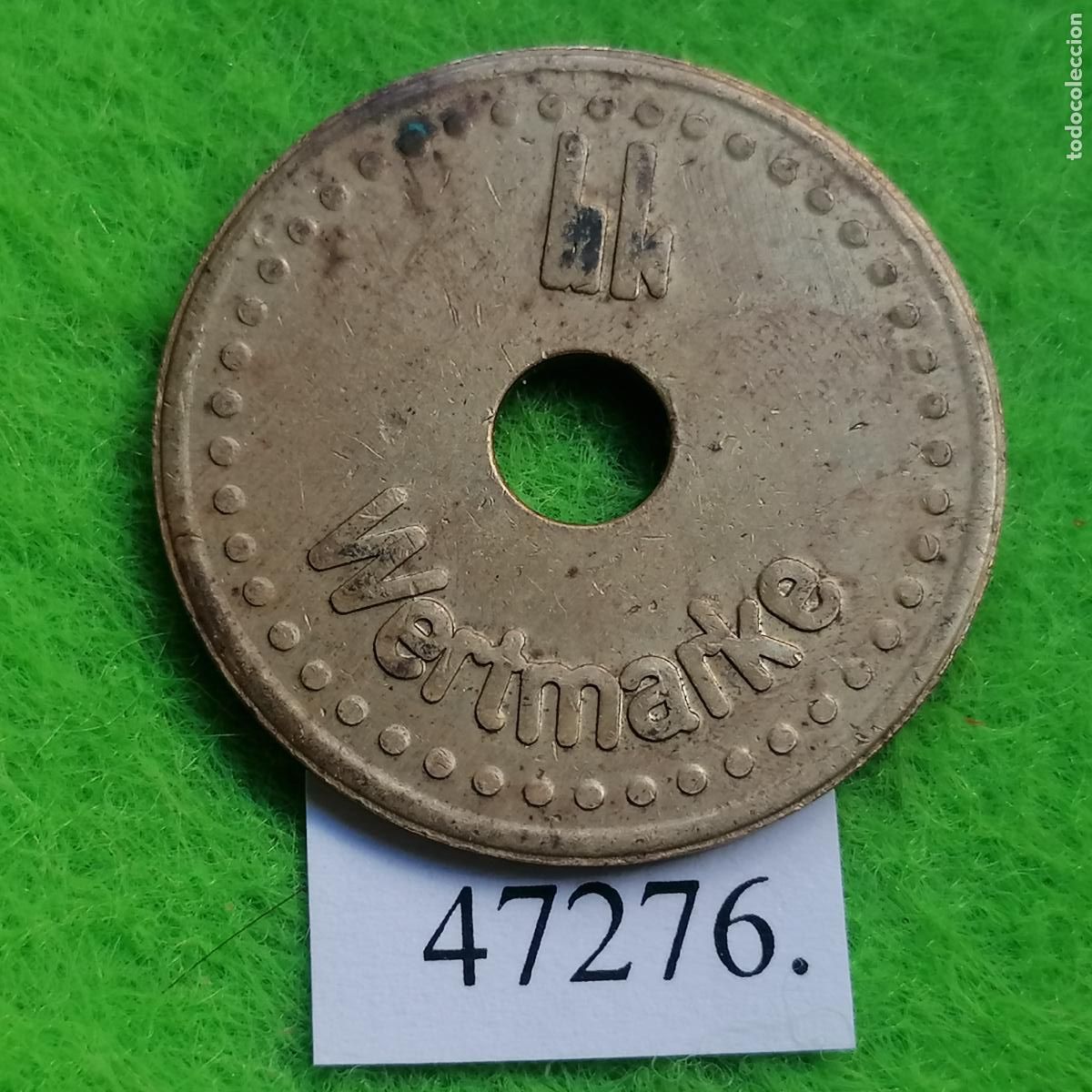 Monedas locales: ficha Alemania, Hessen Kern, wertmarke, temporizador, gmbh,token, jet&oacute;n