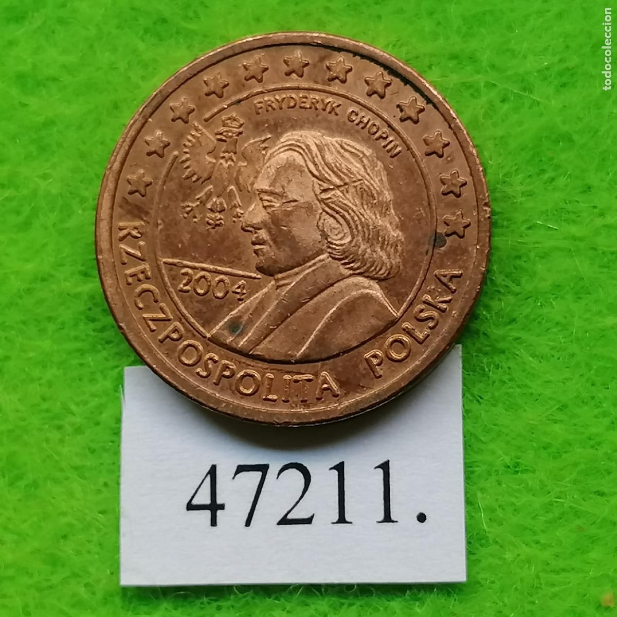 Monedas locales: Ficha, Polonia, Chopin, europrueba, pattern, essai, specimen, ficha, token, jet&oacute;n