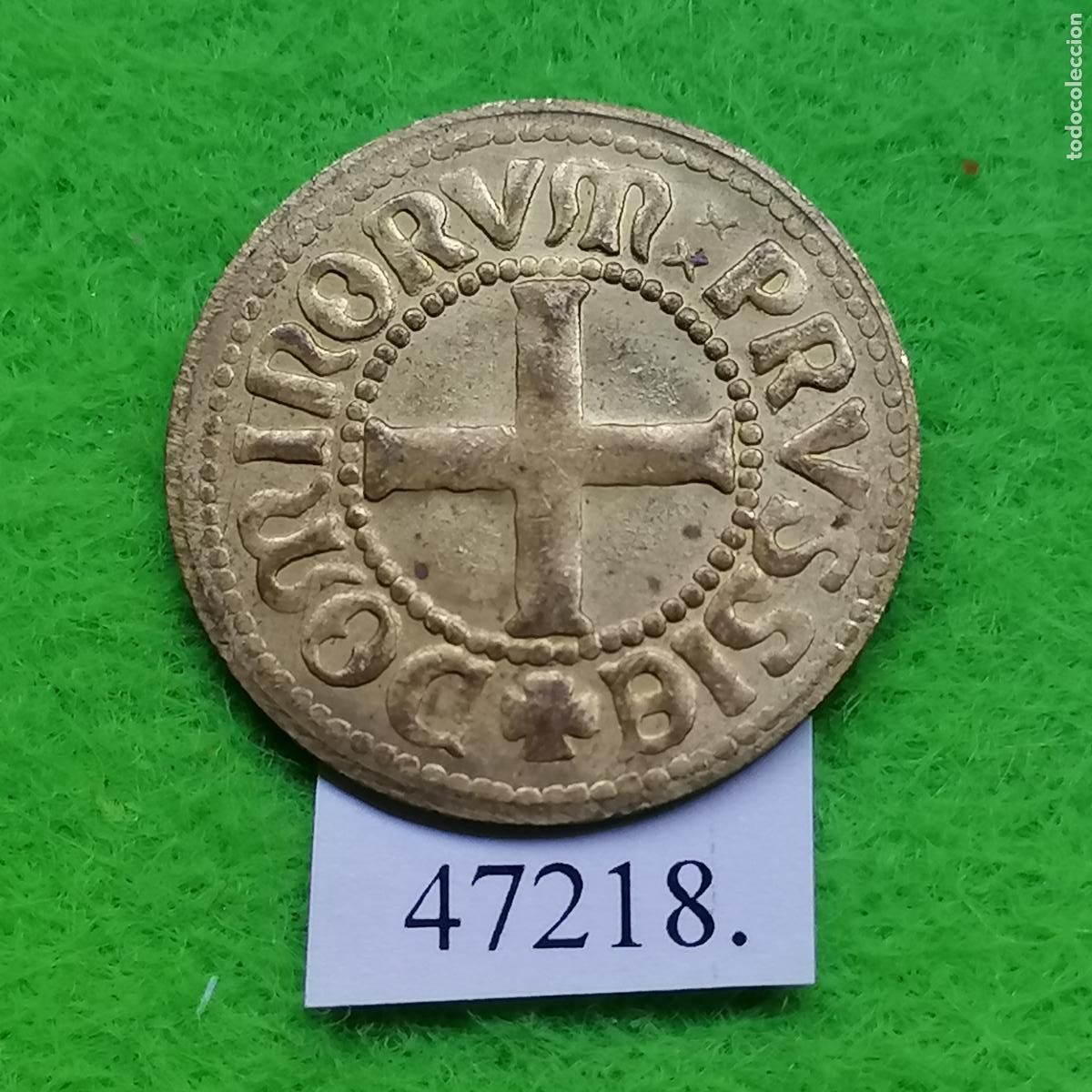 Monedas locales: ficha monetiforme, reproducci&oacute;n medieval, token, jet&oacute;n