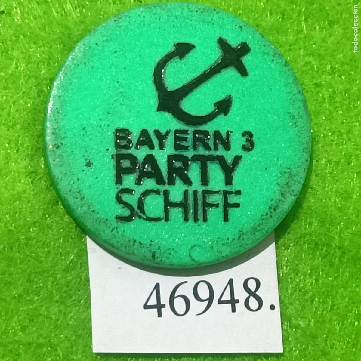 Monedas locales: Ficha Alemania, radio Bayern 3, Party Schiff, barco de fiesta, token jet&oacute;n