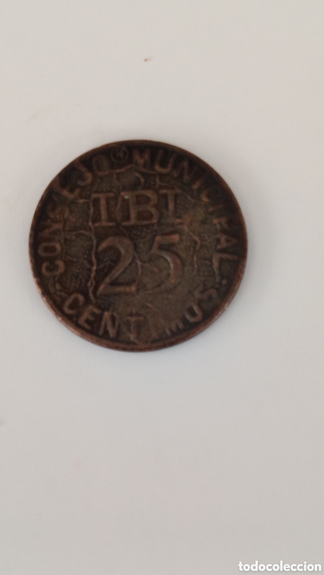Monedas locales: Moneda de la guerra civil de ibi - Foto 2
