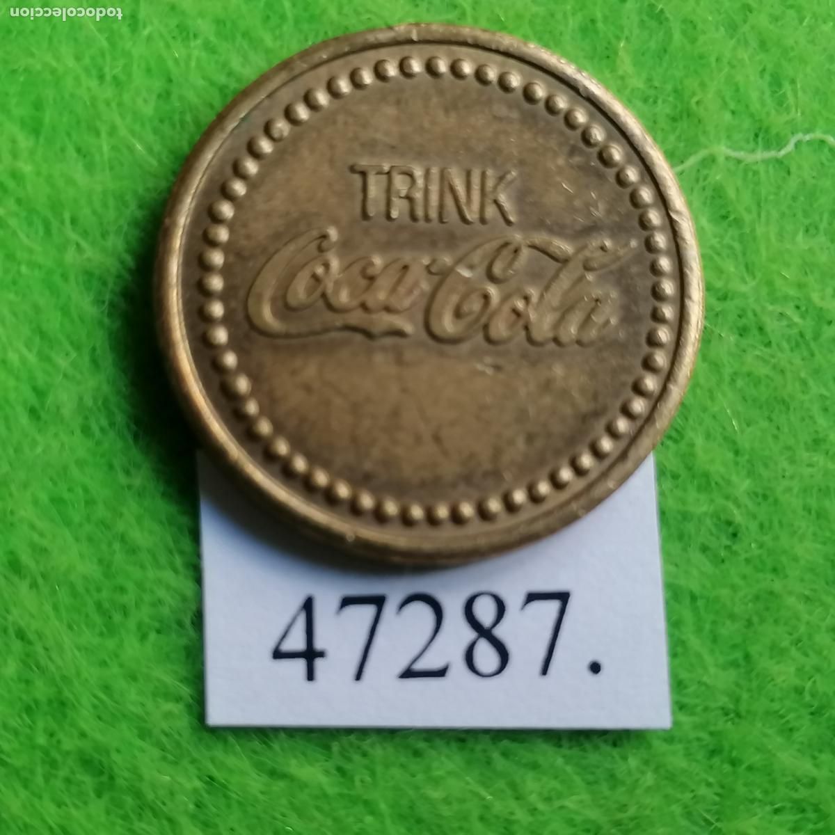 Monedas locales: ficha Alemania, trink Coca Cola, beba, token, jet&oacute;n