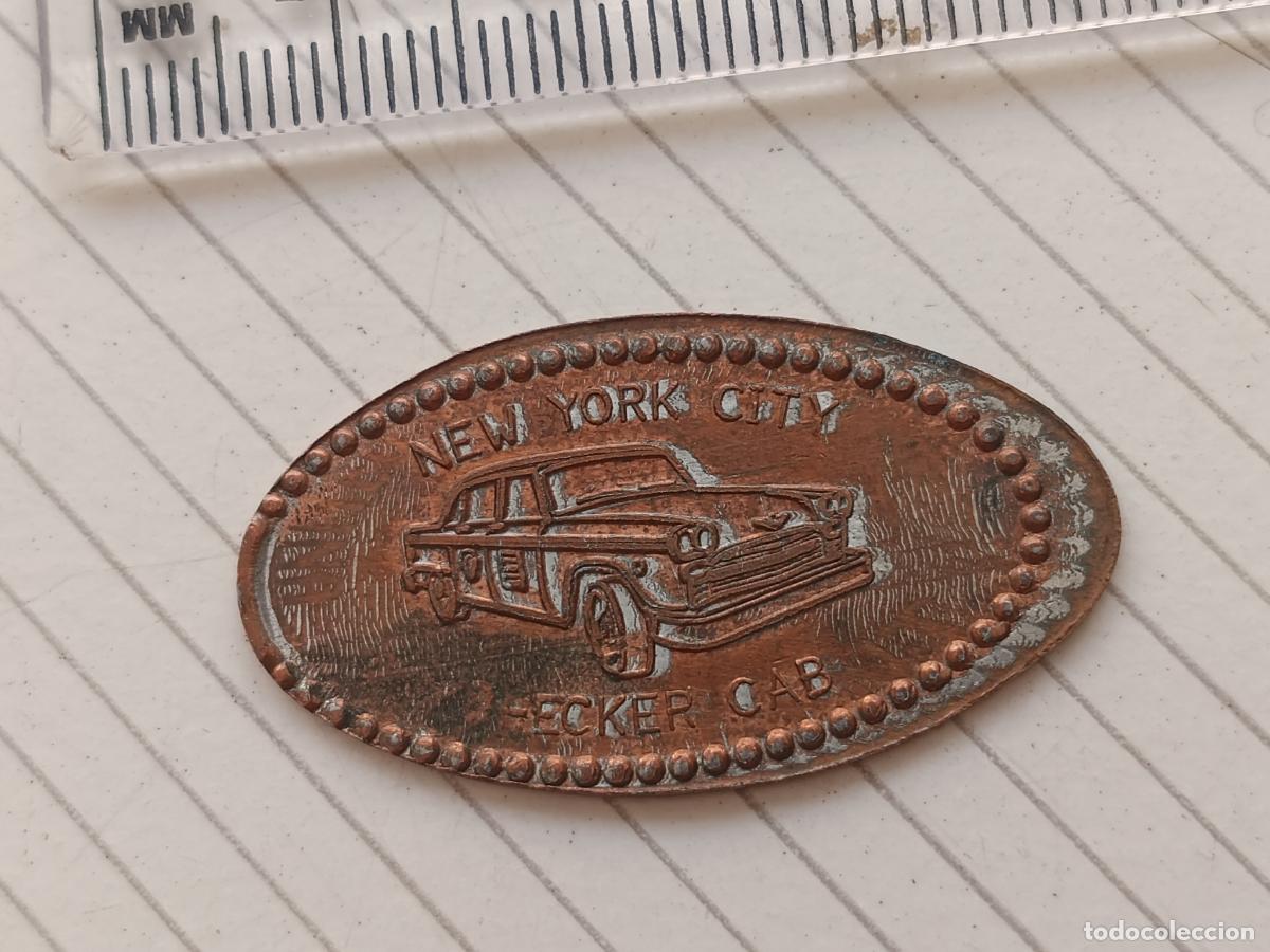 Monedas locales: New York City, ficha enlongada