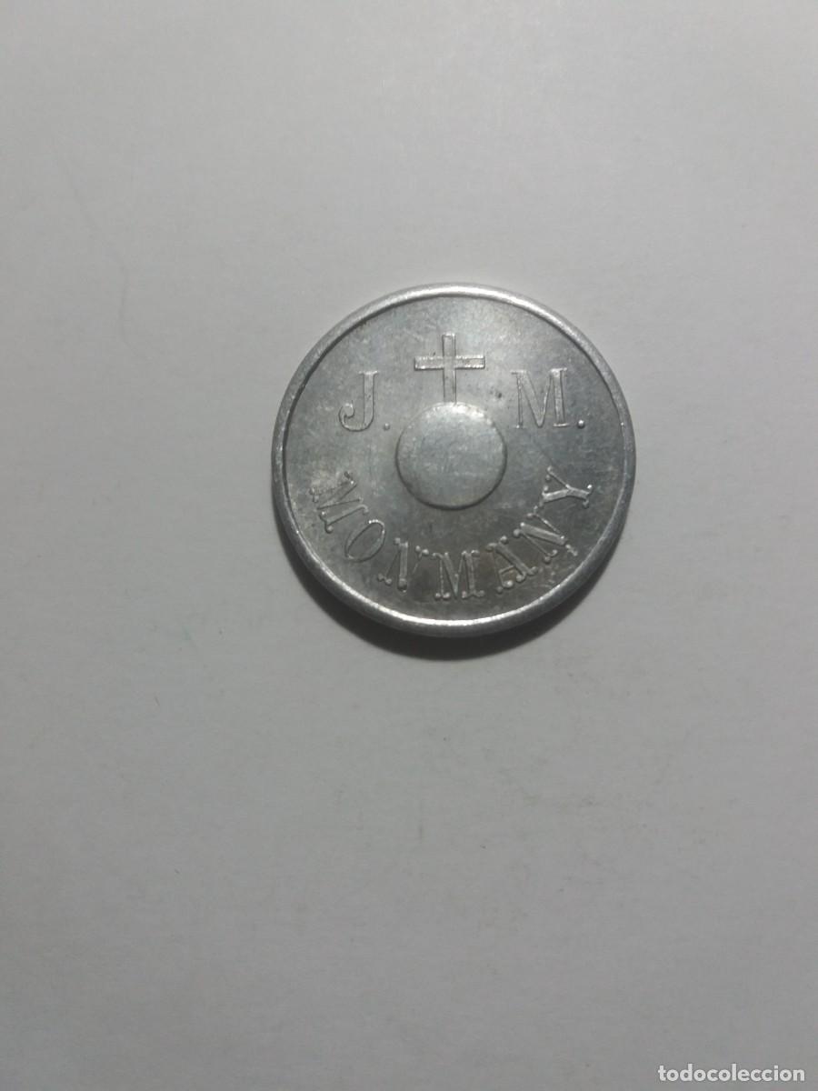 Monedas locales: Ficha 1 peseta J.M. MONMANY