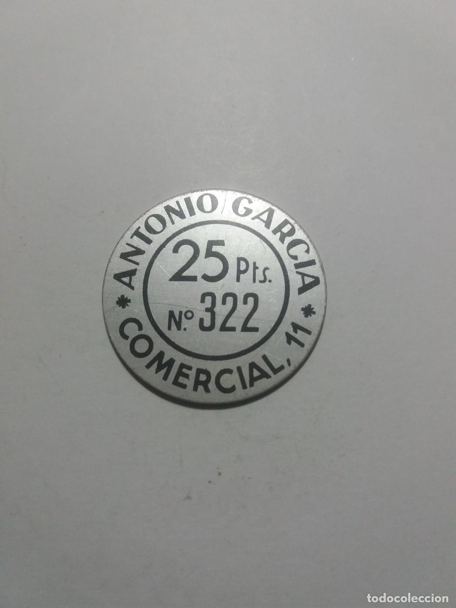 Monedas locales: Ficha Cooperativa 25 Pts. ANTONIO GARCIA