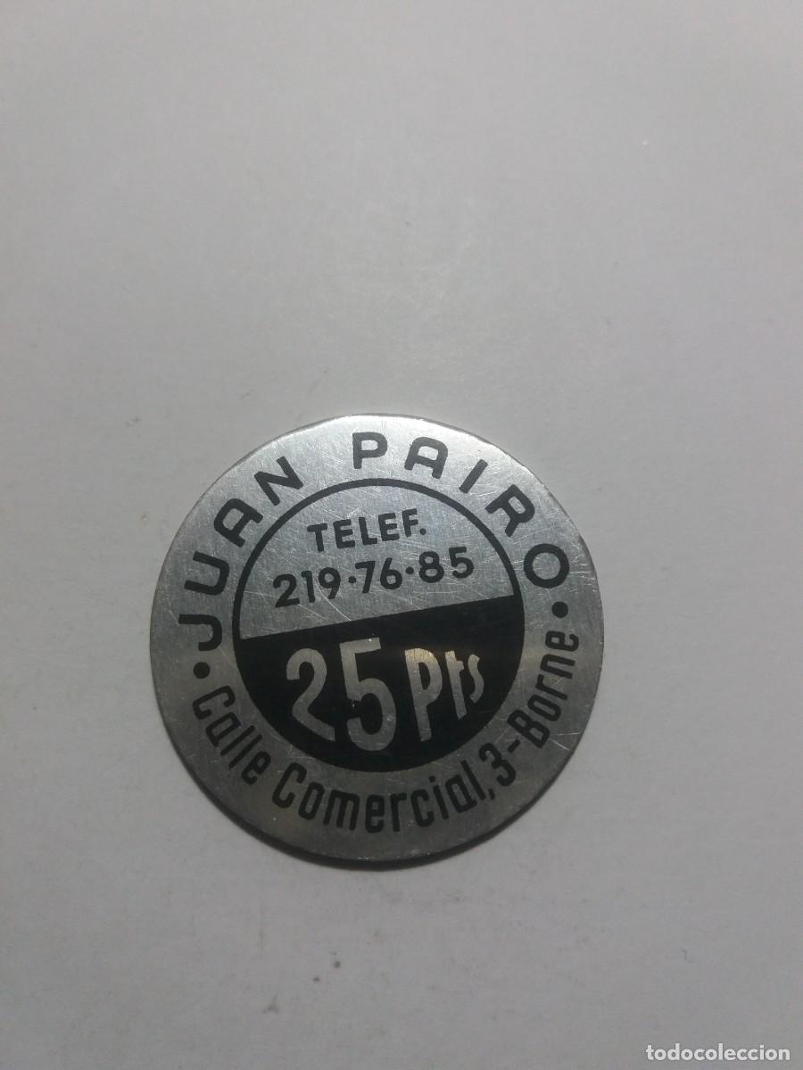 Monedas locales: Ficha Cooperativa 25 Pts. JUAN PAIRO